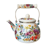 Maxbell Enamel Teapot with Handle Juice Water Jug 2.5L Home Restaurant Boiling Water