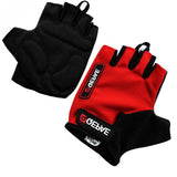 Maxbell Maxbell Outdoor Racing Cycling MTB Bicycle Unisex Gel Half Finger Gloves XL Red
