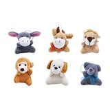 Maxbell 6x Plush Toys Plush Animals Stuffed Toys for Classroom Rewards Kids Children