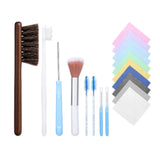 18x Jewelry Cleaning Kit Cleaner Brush Tool for Silver Gold Diamond
