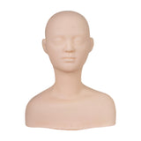 Maxbell Training Mannequin Soft Doll Practice Training Mannequin Head for SPA Beauty style B