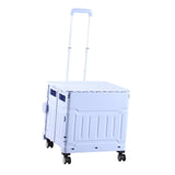 Maxbell Grocery Shopping Cart Handcart Shopping Hand Truck for Home Groceries Moving purple
