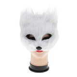 Maxbell Halloween Lowrie Mask Masquerade Mask Cosplay Costume Fancy Dress  White