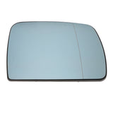 2 PC Left+Right Heated Wing Mirror Glass+2 Line Mirror Stickers for  X5