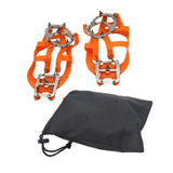 Maxbell Winter Shoe Crampons Gift Portable Shoe Grips for Ice Fishing