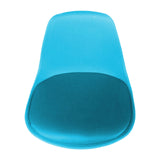 Maxbell Stool Seat Replacement Modern Chair Seat Surface for Dining Room Blue