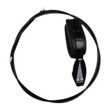 Lawn Mower Throttle Cable Kit Parts with Switch Lever for Garden Patio Tools Black