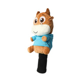 Plush Golf Wood Headcover Novelty Scratch Resistant Golf Club Head Cover