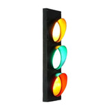 Maxbell Traffic Light Wall Lamp Industrial LED Wall Sconce for Club Office Christmas