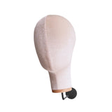 Maxbell Mannequin Head Sturdy Fashion Wall Mounted Wig Stand for Salon Shopping Mall Beige
