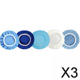 Maxbell 3x5x Car Orbital Buffer Polisher Pad Microfiber for Waxing Sealing Glazes 7-8inch
