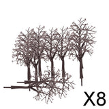 Maxbell 8x10pcs Scenery Landscape Model Bare Tree Trunk Decorations 12cm
