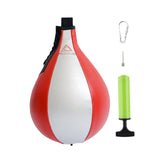 Boxing Speed Bag Hanging Heavy Duty Punch Ball for Fighting Muay Thai Boxing silver red