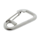 Maxbell Maxbell Stainless Steel Locking Snap Hook Carabiner Spring Clip Boat Trailer 6cm