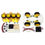 Maxbell RC Car Chassis Kits Easy to Install DIY Projects Motor for Home School Teens