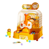 Maxbell Table Top Arcade Games Desk Game Lauching Marble Toys for Have Fun Preschool Yellow