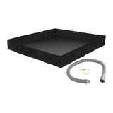Maxbell Foldable Shower Pan RV Hiking with Water Hose Yard Camping Shower Base Floor