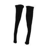 Maxbell 1/12 Scale Women Figure Stockings Miniature Clothing for 6 inch Figures Body Black