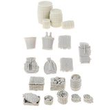Maxbell 1/35 Military Soldier Food Supplies Basket Cask Models for Sand Table Scene