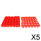 5x5Pcs Egg Tray For 30 Eggs Plastic