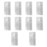Maxbell 50 Pieces Generic Car Reflectors Sturdy Professional for Pickup Trailer White