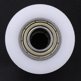 Maxbell 4xMotorcycle 10mm Chain Roller Pulley Tensioner Wheel Guide for Cars White