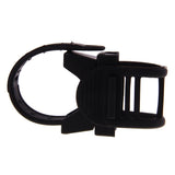 Maxbell Maxbell Plastic Rubber Mount Holder Clamp Clip for Bike LED Light Lamp Flashlight Black - Slip Resistance