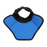 Hockey Neck Guard Collar Winter with Adjustable Fasten Tape Throat Protector L Black Blue