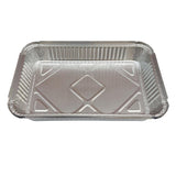 Aluminum Pans Disposable Foil Pans Tin Foil Pans for Cooking 5Pcs_2200ml