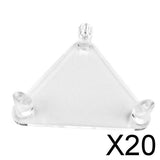 20xAcrylic Clear Ball Display Stand Rugby Basketball Football Soccer Holder