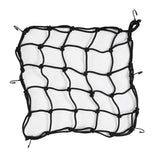 Maxbell Maxbell 40X40cm 6 Hooks Motorcycle Helmet Tie Down Cargo Luggage Mesh Net Bungee