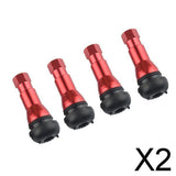 Maxbell 2x4 Pieces TR413 46mm Wheel Rim Tire Valve Stem Car Truck Vehicle Red