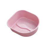 Maxbell Foot Bath Tub Versatile Foot Bath Soak Tub for Dry Cracked Feet Men Pedicure Pink