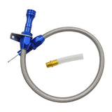 Maxbell Transmission Oil Dipstick Auto Repair Flexible for Chevy 700R4 4L70E Blue