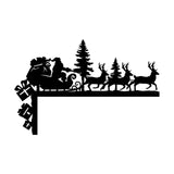 Maxbell Christmas Door Corner Decoration Xmas Decor for Bedroom Outdoor Indoor Party