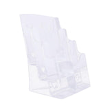 Maxbell Maxbell Acrylic Brochure Holder Clear Display Stand for Booklets Magazines Pamphlets 3 Grid