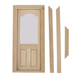 Maxbell Dollhouse Miniature Wooden Door Unpainted