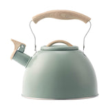 Maxbell Whistling Tea Kettle Portable Loud Whistle Kettle for Camping Dorm Household green