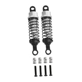 Maxbell 4x Shock Absorbers Metal Replace Parts 55mm 1/12 1/16 Scale for MN98 D90 B16 Argent