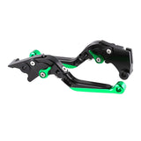 Maxbell Motorcycle Brake Handles Professional Hand Levers for Kawasaki Ninja300 Green