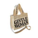 Maxbell Canvas Tote Bag Multipurpose Women Shoulder Bag for Traveling Everyday Shopping white