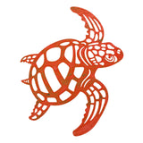 Maxbell Metal Sea Turtle Decoration Wall Mounted 11.6x11.6inch for Kitchen Balconies Style D