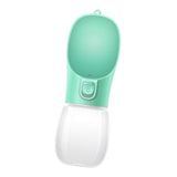 Maxbell Dog Water Bottle 350ml Dog and Cat Water Dispenser for Puppy Rabbits Camping green