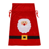 Maxbell Christmas Bag with Drawstring Velvet Reusable Pouch for Supplies Holiday Toy