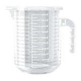 Maxbell Measuring Cup with Handle Clear Graduated Cylinder Cup for Home Kitchen Beer M