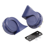 Maxbell 12V Snail Horn Air Horn Double Tone Waterproof Super Loud Blue For Car - Aladdin Shoppers