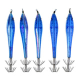 Maxbell 25Pcs Noctilucent Squid Lures Cuttlefish Saltwater Fishing Lure Hook Baits, Glow in Dark - Aladdin Shoppers