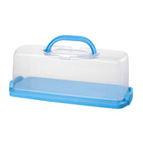Maxbell Rectangular Bread Box Loaf Cake Storage Container for Baby Shower DIY Baking Blue