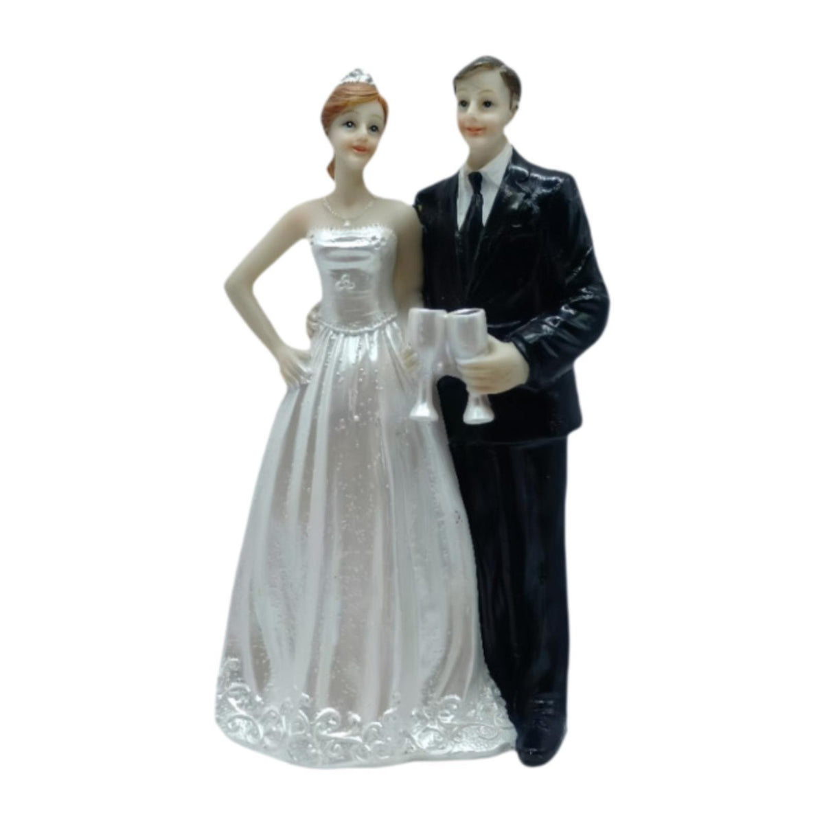Maxbell Wedding Cake Topper Gift Desktop Ornament for Anniversaries Engagement Party