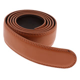 Maxbell 2 Pieces Men Leather Replacement Belt Double Stitch Classic Design Belt 35mm
